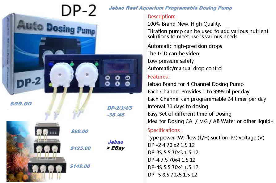 Dosing Pump Programable,Aquarium. Jabao-S