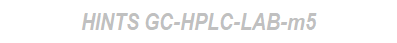 HINTS GC-HPLC-LAB-m5